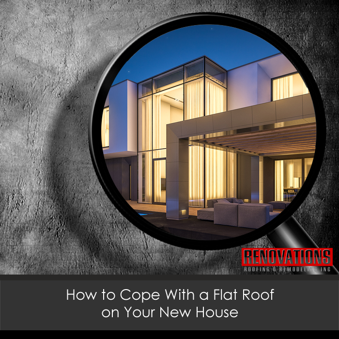 How to Cope With a Flat Roof on Your New House
