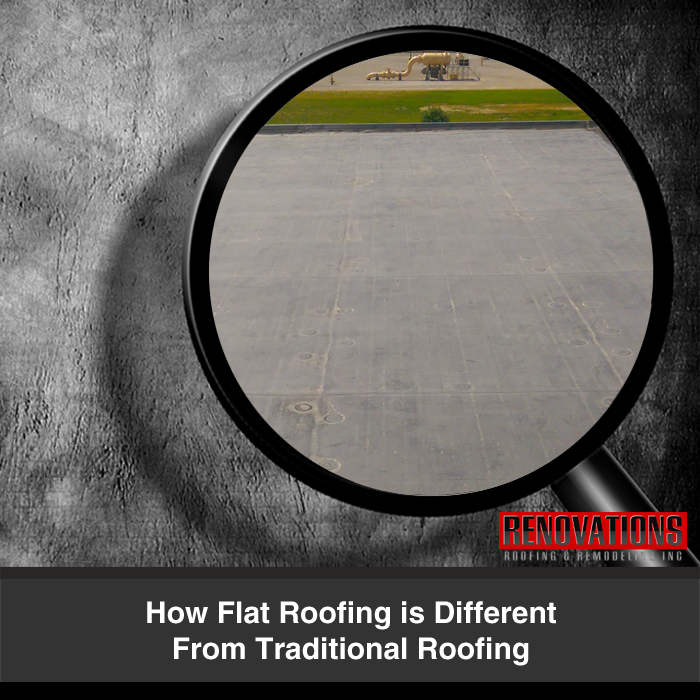 How Flat Roofing is Different From Traditional Roofing