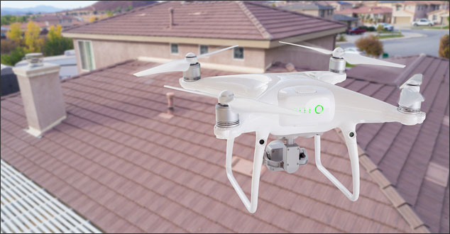 New roofing technology the drone