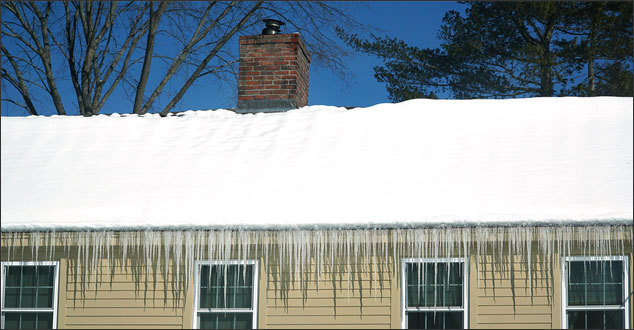 Problems with roof in winter