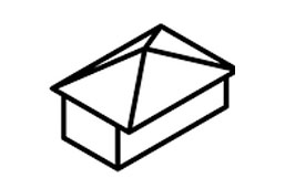 Pyramid hip roof