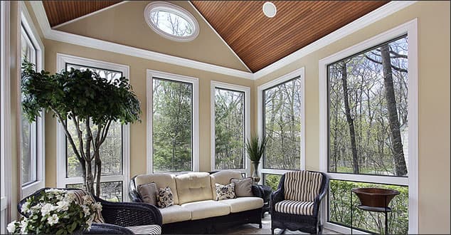 Home additions example - sunroom